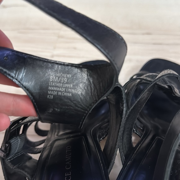 Vince Camuto Hicheny Cage Sandal in black - Picture 10 of 10